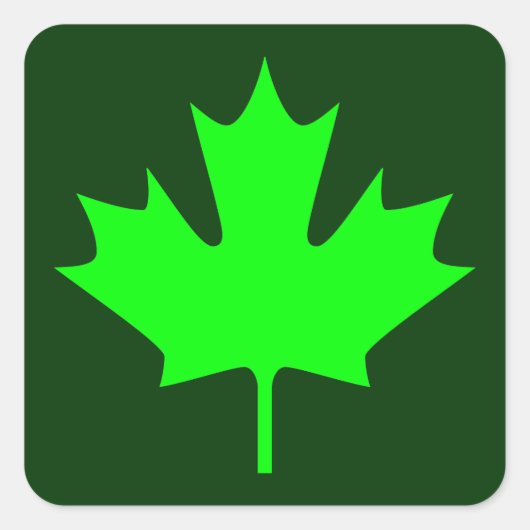 Maple Leaf - Stickers (Voorkant)