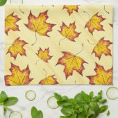 Maple Leaf Theedoek (Gevouwen)