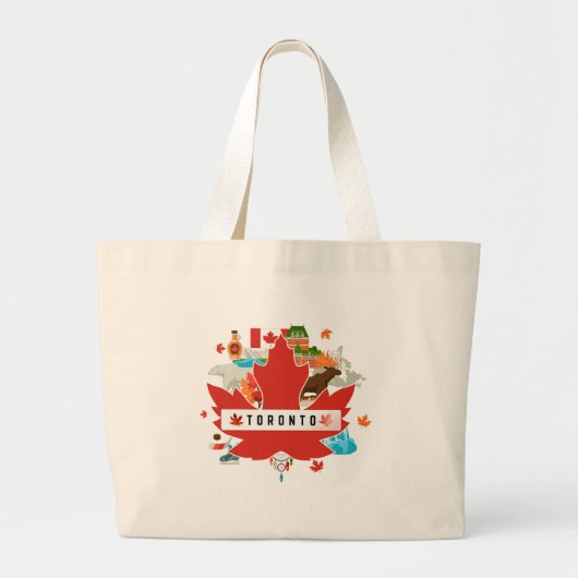 Maple Leaf Toronto Canvas tas (Voorkant)