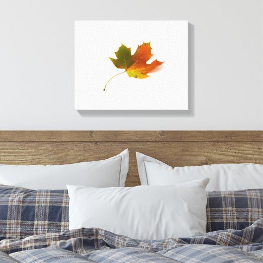 Maple Leaf Wrapped Canvas (Insitu (Slaapkamer))