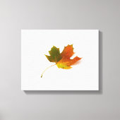 Maple Leaf Wrapped Canvas Afdruk (Voorkant)