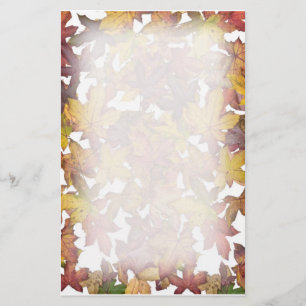 Maple Leaves in Herfst Briefpapier