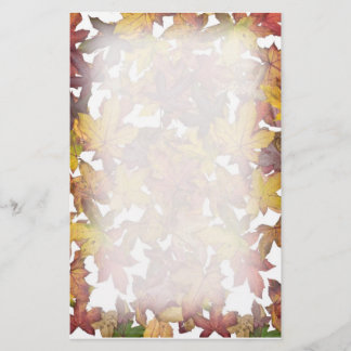 Maple Leaves in Herfst Briefpapier