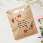 Maple Leaves Product Bag Bedankzakje (Gezegeld)