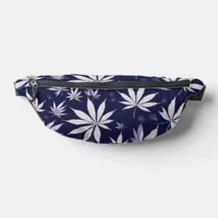"Maple Noir: Zwarte Kleur Stijl met Esdorenblad De Heuptasje