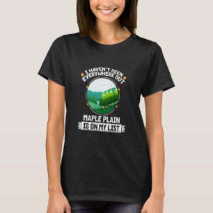 Maple Plain staat op mijn lijst Natuur buitenbomen T-shirt