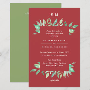 Maple Red Green Magnolia Budget Weddenschap Noite 