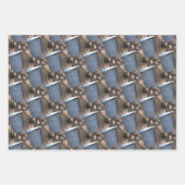 Maple Sugar Sap Bucket Natuur Patroon Inpakpapier Vel (Voorkant 2)