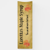 Maple Syrup Business 2,5 x 8' aangepaste banner (Verticaal)