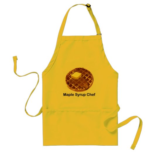 Maple Syrup Chef Standaard Schort (Voorkant)