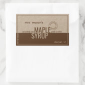 MAPLE SYRUP PRINTEMPS SAISON KRAFT et ÉTIQUETTE BR (Sac)