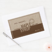 MAPLE SYRUP PRINTEMPS SAISON KRAFT et ÉTIQUETTE BR (Enveloppe)