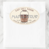 Maple Syrup Sap Bucket Editable Label (Tas)