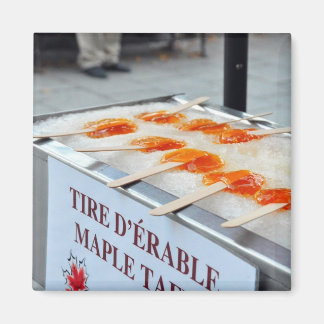 Maple Taffy Tyre D'Erable Quebec Canada Magnet Magneet