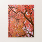 Maple Tree Puzzle Personalized Autumn Leaf Puzzle Legpuzzel (Verticaal)