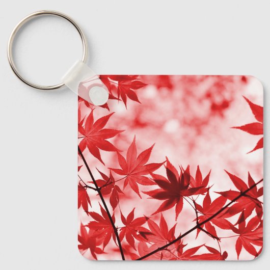 Maple Trees Leaves Design-29997 Sleutelhanger (Voorkant)