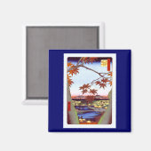 Maple Trees Tekona Hiroshige  Japans Magneet (Voorkant / Achterkant)