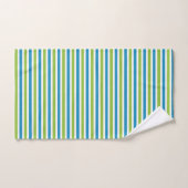 Maple verlaat blauw en groene badhanddoekset bad handdoek (Handdoek)