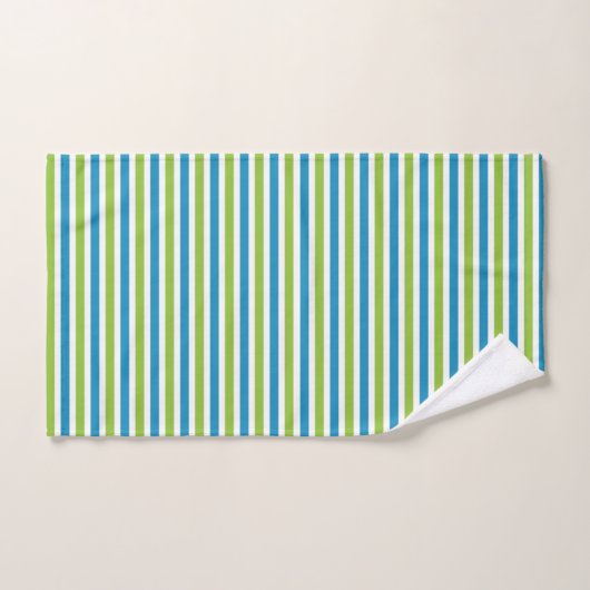 Maple verlaat blauw en groene badhanddoekset bad handdoek (Handdoek)