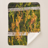 Maple & White Birch | Witte bergen, NH Sherpa Deken (Voorkant)