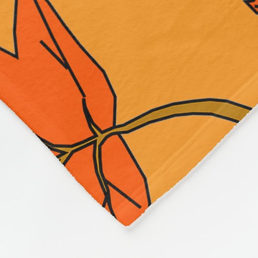 Mapleaf Fleece Deken (Hoek)