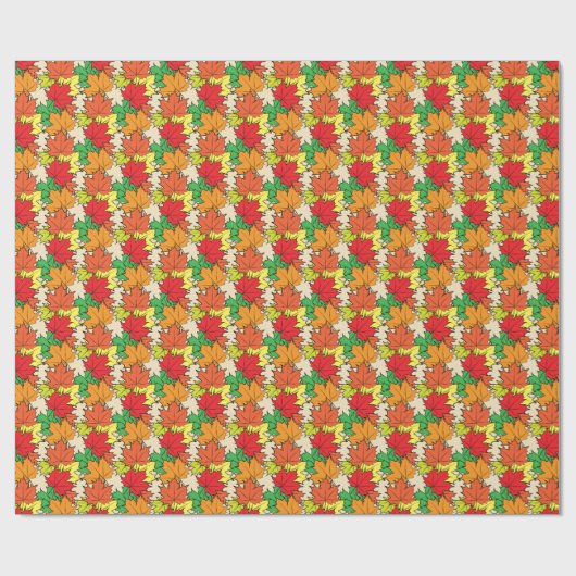 Maplebladeren I Cadeaupapier (Vlak)