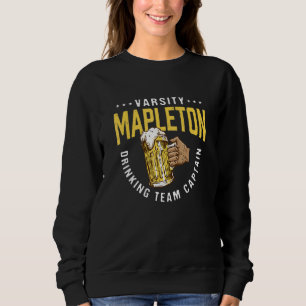 Mapleton Drankteam Kapitein Bier Humor Trui