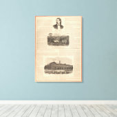 Maplewood Music Seminary voor Dames Canvas Afdruk (Insitu (Houten vloer))