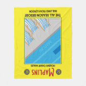 Maplins  British Holiday Camps Fleece Deken (Voorkant)