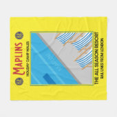 Maplins  British Holiday Camps Fleece Deken (Voorkant (Horizontaal))