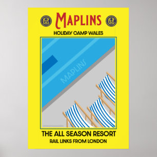 Maplins  British Holiday Camps Poster