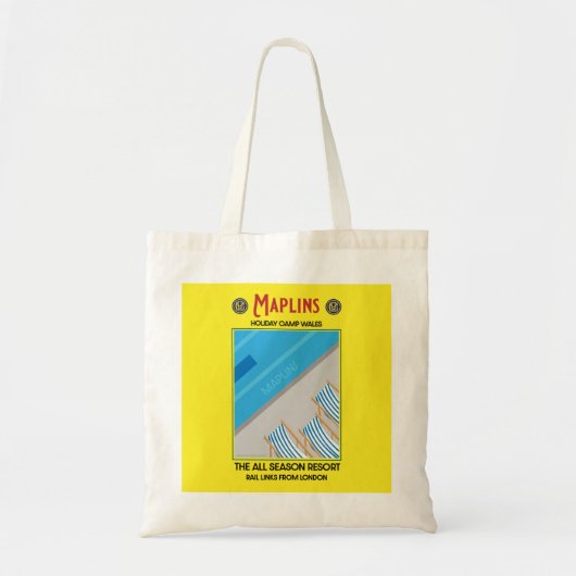 Maplins  British Holiday Camps Tote Bag (Voorkant)