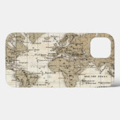 Mappemonde Case-Mate iPhone Case (Achterkant (horizontaal))
