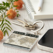 Mappemonde Sleutelhanger (Voorkant Rechts)