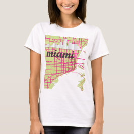 maps Miami T-shirt
