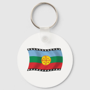 Mapuches Flag Sleutelhanger