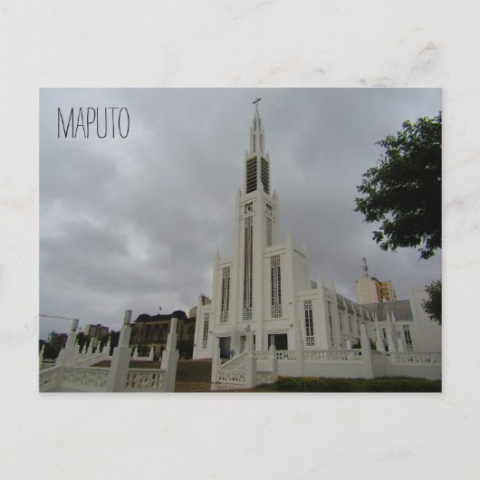 maputo cathedraal briefkaart (Voorkant)