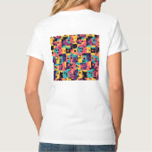 Maquette de visage de T-Shirt – Présentation de vê (Dos)