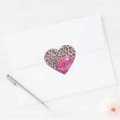 Maquillage Artiste Beauté Leopard Sticker rose 2 (Enveloppe)