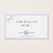 Maquillage Artiste Beauté Salon Certificats cadeau (Devant)