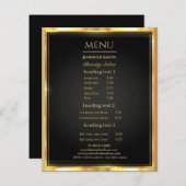 Maquillage Artiste Black Gold flyer (Devant / Derrière)