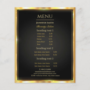 Maquillage Artiste Black Gold flyer