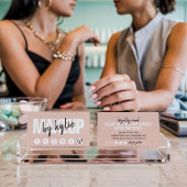 Maquillage artiste carte de fidélité punch script