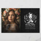 Maquillage Artiste Coiffure Stylo Menu Prix Bifold (Devant)