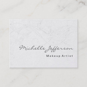Maquillage Artiste Damask Carte de visite