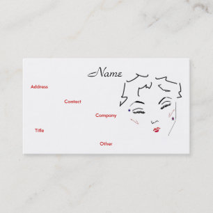 Maquillage Artiste Diva II Carte de visite
