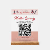 Maquillage Artiste Hello Lovely Business QR code (Recto)