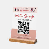 Maquillage Artiste Hello Lovely Business QR code (Angle)