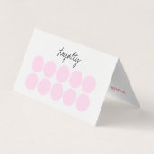 Maquillage Artiste Lashes Brosse Carte de fidélité (Dos)