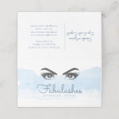 Maquillage Artiste Lashes Brosse Carte de fidélité (Extérieur déplié)